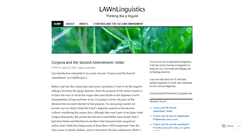 Desktop Screenshot of lawnlinguistics.com